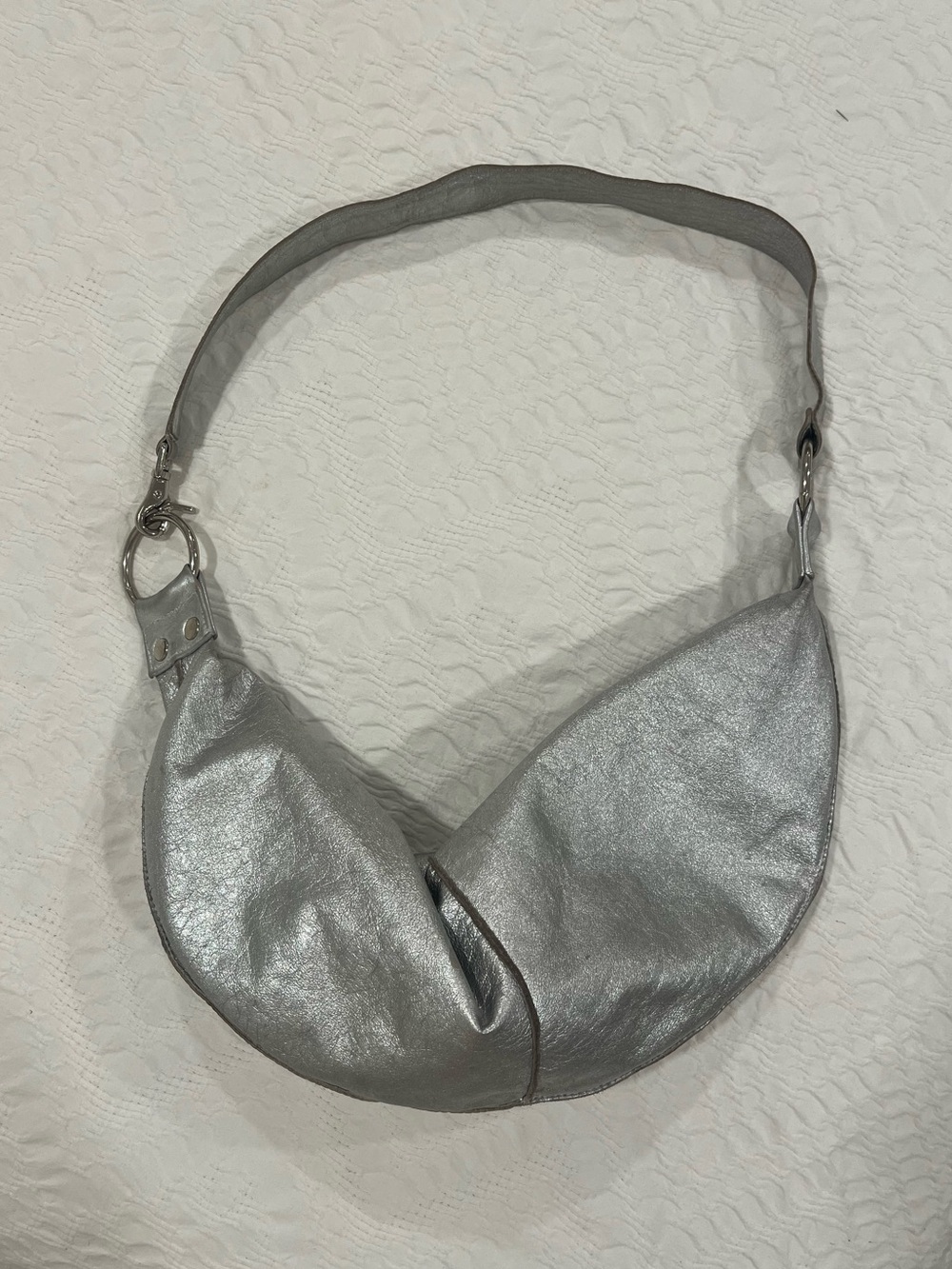 Vintage Allison Burns Faithful Y2K Crossbody Hobo Bag